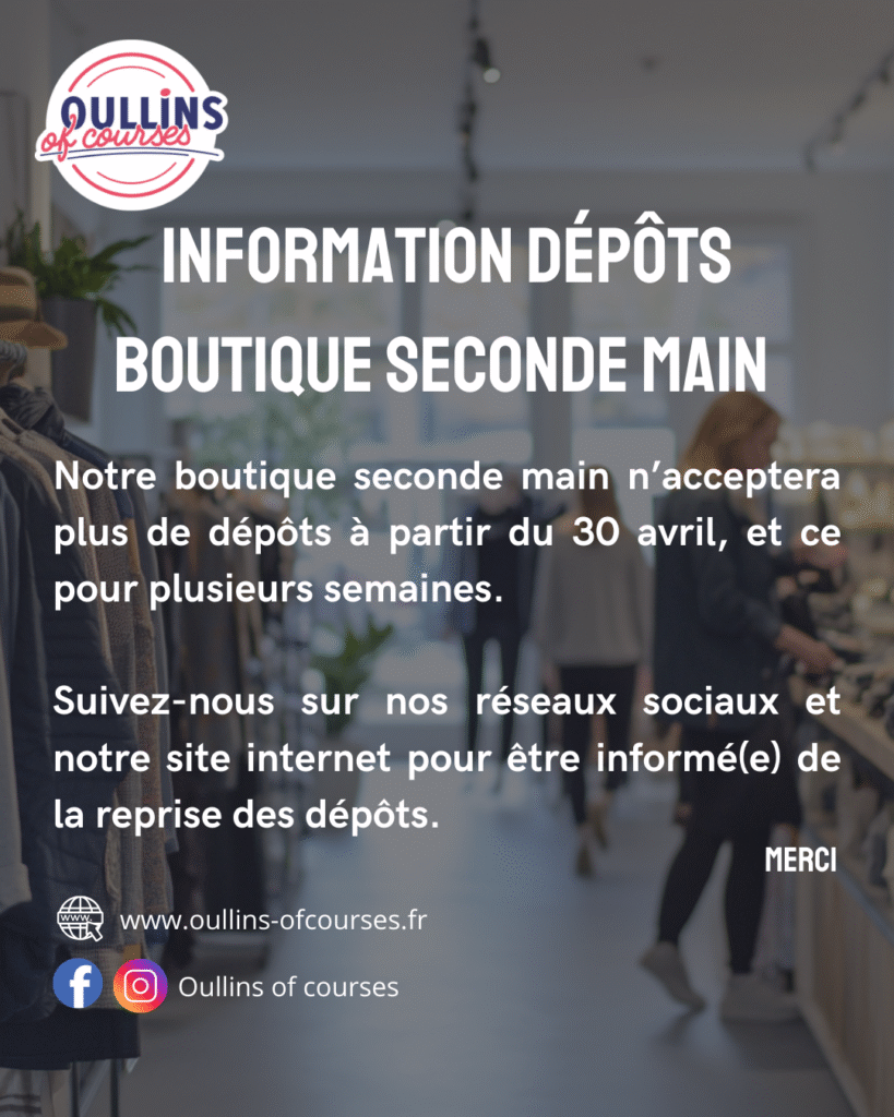 📢 Information importante concernant les dépôts